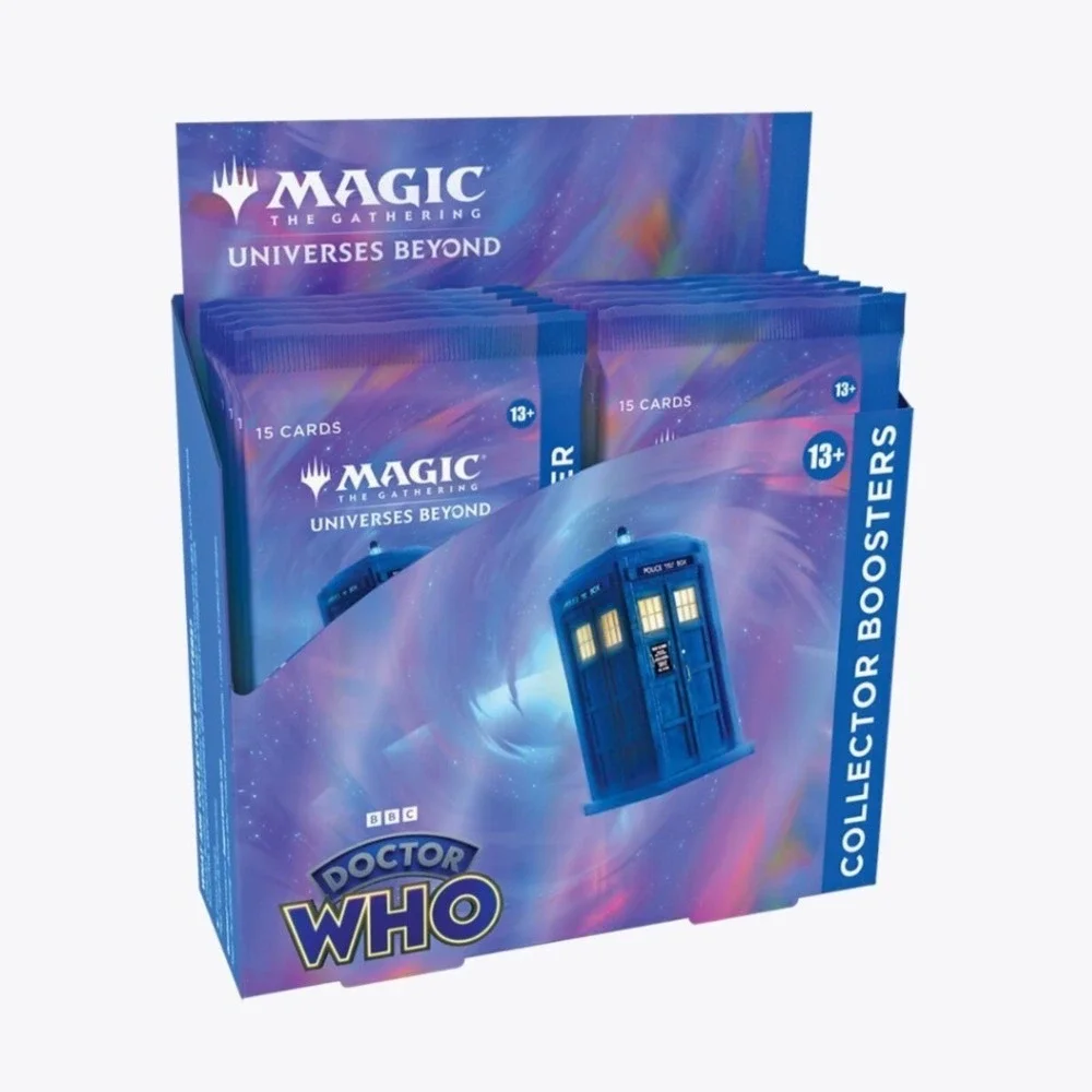 Magic The Gathering Universes Beyond Doctor Who Collector Booster Box NEW